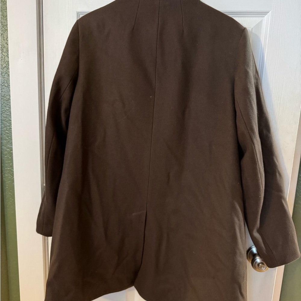 Universal Standard Equestrian Style Wool Blend Coat - Picture 2 of 6